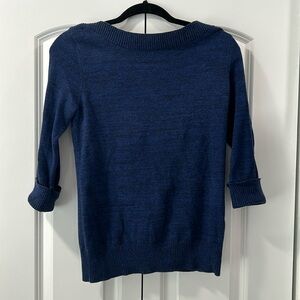 Roz & Ali Sweater Size S, Black & Blue ** LIKE NEW CONDITION